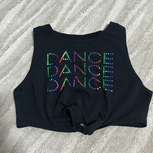 Dance, crop tank top, size 6X – seven. Fits my youth size 8.